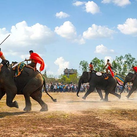 Elephant Racing Festival in Dak Lak