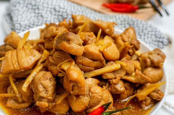 Caramelized Chicken with Ginger