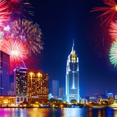 The Return Of Firework Shows on Reunification Day In Ho Chi Minh City
