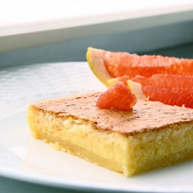 Grapefruit pudding