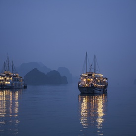 Halong Bay's Nightlife Cruise Tourist Service Officially Launches Today