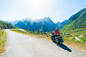 Riding in Vietnam