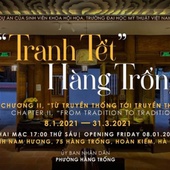 From tradition to tradition second run, "Hang Trong Tet painting" exhibition in Hanoi
