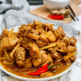 Caramelized Chicken with Ginger