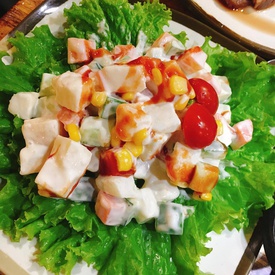 Vietnamese Lettuce and Fruit Salad